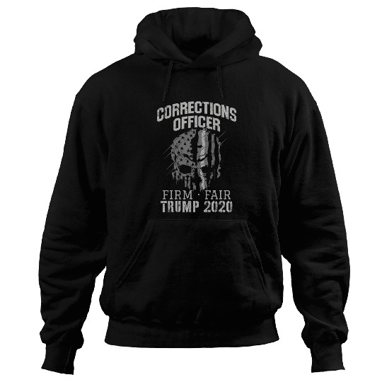 Corrections officer trump thin silver line officer gift Hoodies