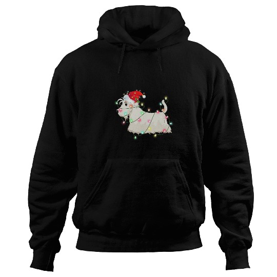 Christmas Lights Scottie Dog Lover Funny xmass Gifts Hoodies