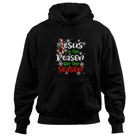 Christian Jesus is The Reason for the Season Candy Christian Christ Hoodies