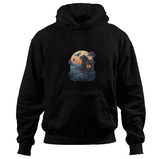 Surrealism Japanese Painting Bug Catcher Hoodies
