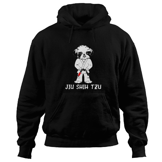 Jiu Jitsu BJJ Shih Tzu Martial Arts Practitioner Hoodies