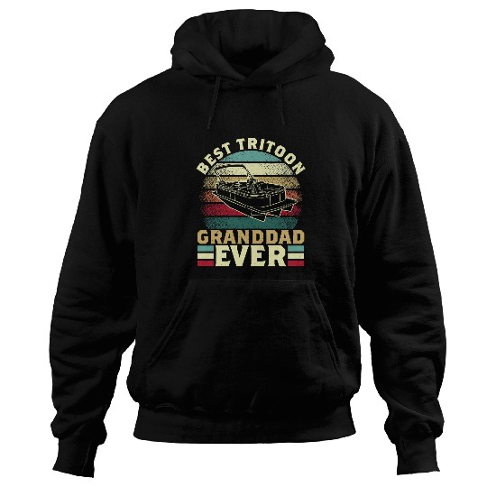 Pontoon Boat Grandad Boat Captain For Boating Pontoons 25 Boat Boating Hoodies