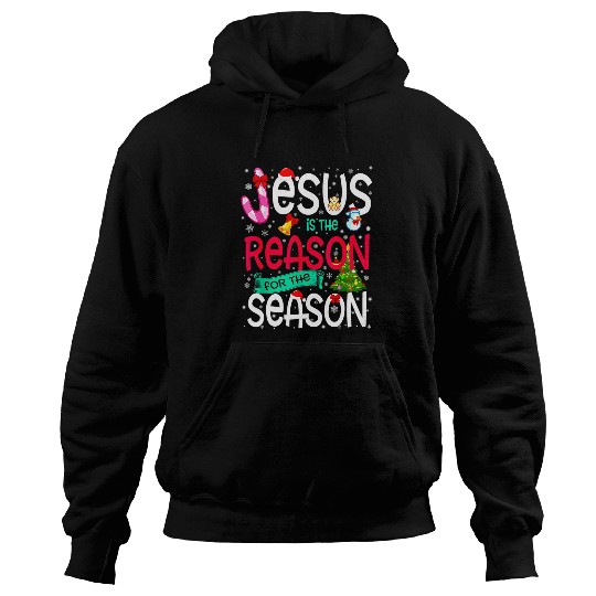 Christian Jesus Is The Reason For The Season Christmas Pajamass Christ Hoodies