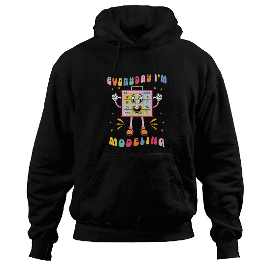 AAC SLP Speech Language Pathologist Everyday Im Modeling Hoodies
