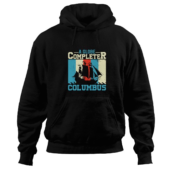 Honoring History vintages Retro Columbus Globe Completer Hoodies