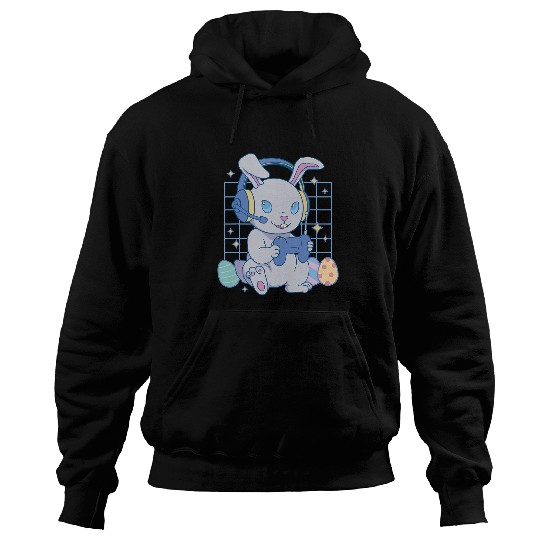 Rabbits Dolliger Gaming Rabbit Video Game Computer Video Game PC Hoodies
