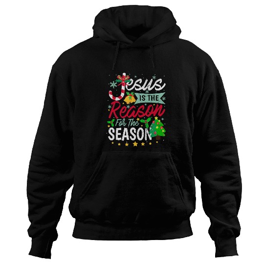 Christian Jesus Is The Reason For The Season Christmas Pajama 267 Bibble Jesus Christ Hoodies