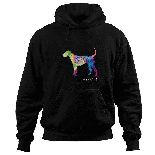 Foxhound Lover Cute Puppy Pet Dog Owner Hippy Tie Dye Hoodies