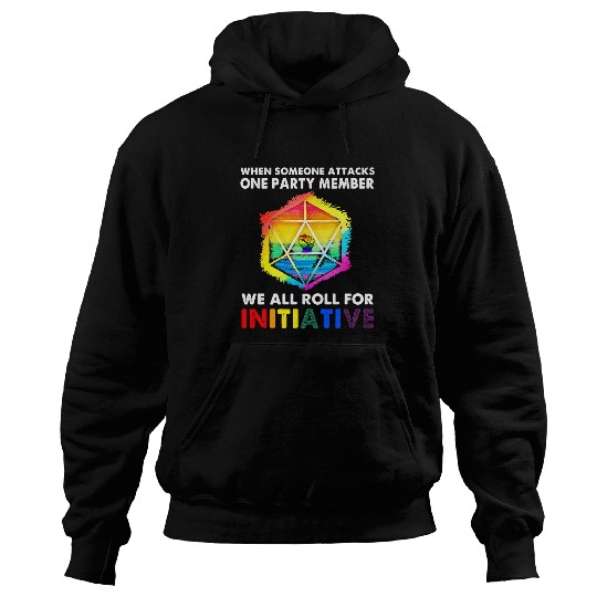 LGBT Pride Rainbow WE ALL ROLL FOR INITIATIVE LGBT 396 Gay LGBTQ Hoodies