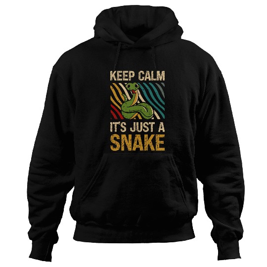 Snake Lover Keep Calm Its Just A Snake Reptile Skin Snakeskin Snake Mom Hoodies