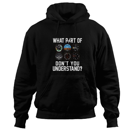 Funny Pilot Aviation Airline Pilot Flight Instruments Hoodies