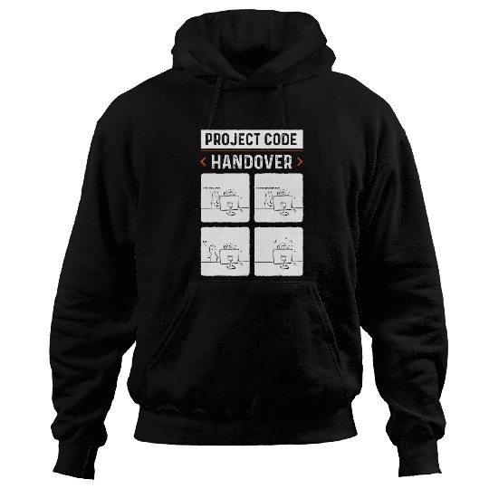 Project Code Handover Software Developer Funny C Programmer Hoodies