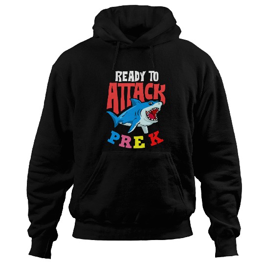 Ready To Attack Pre K Student Teaching Pre K Teacher Hoodies