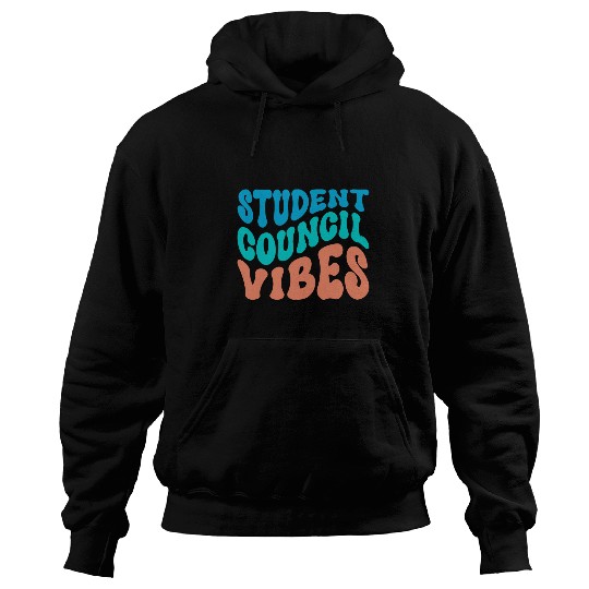 Groovy Student Council Vibes School Student Council Vibe Hoodies