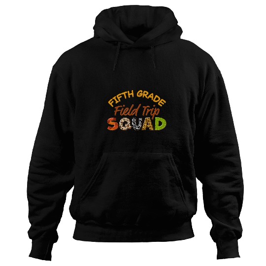 Fifth Grade Students School Zoo Field Trip Squad Matching Hoodies