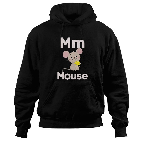 M is for Mouse Alphabet School Kindergarten Teacher Kids Hoodies
