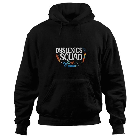 Dyslexics Squad Awareness Dyslexic Speech Therapy Dyslexia Hoodies