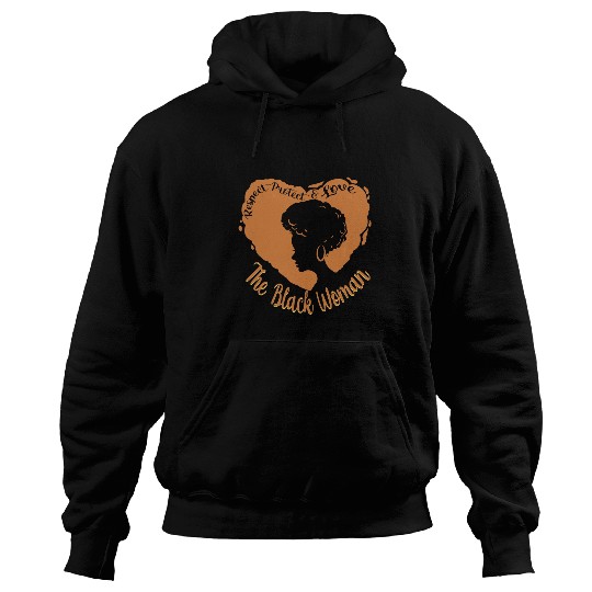 African Afro Black Woman Tee Melaning Black History Hoodies