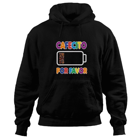 Con Cafecito Por Favor Spanish Teacher Bilingue Maestra Hoodies