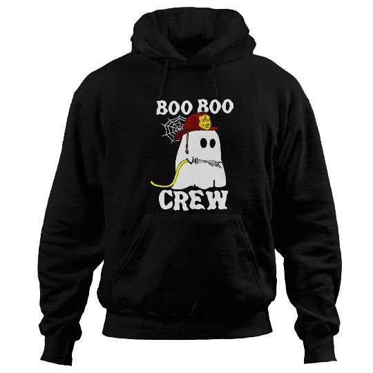 Fireman Firefighter Funny ghosts Boo Boo Crew Firefighter Fireman Halloween Firemen Hoodies