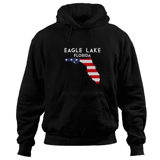 Eagle Lake Florida USA State America Travel Floridian 21 Hoodies