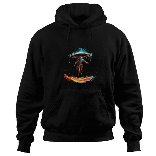 Alien UFO Native American Indian Encounter Graphic Art 33 Hoodies