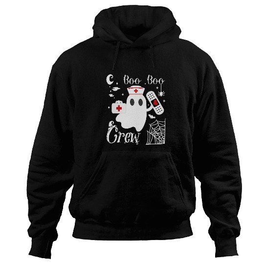 Boo Boo Crew Funny ghosts nurses Halloween Costume Hoodies