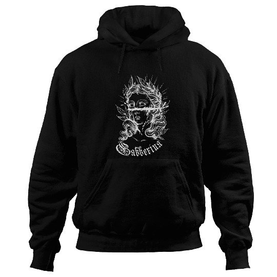 Funny Drummer n Bass Hardcore Gabber Devil Satan Techno Frenchcore 2 6 Hoodies