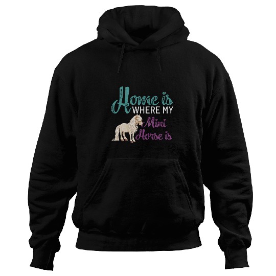 Horse Lover Miniature Horse Gifts Mini Pony  Pet Horse Lover Gift Hoodies
