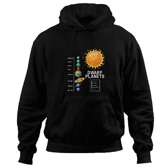 Funny Planets Space 2Science for Fans Planet Solar System Hoodies