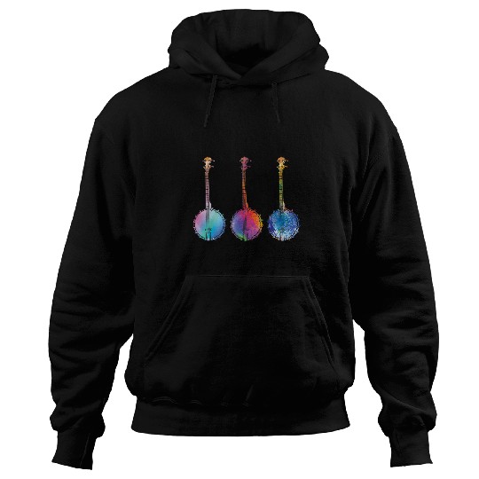 Funny Banjo Music Bluebird Kentucky Mandolin Asheville 5 Hoodies