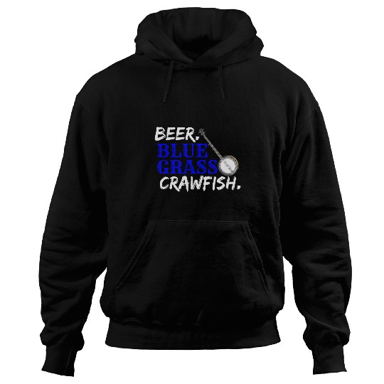 Funny Banjo Beer Lover Cajun Crawfish Country Music Bluegrass Hoodies