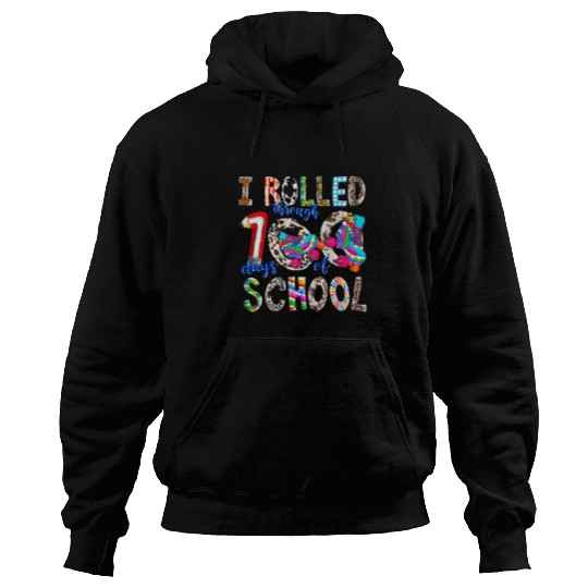 I Rolled Through 100 Days Of School Autism Awareness Student Hoodies