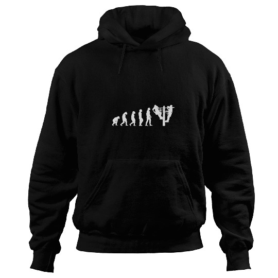 Electrician Electricity Evolution Lineman Hoodies