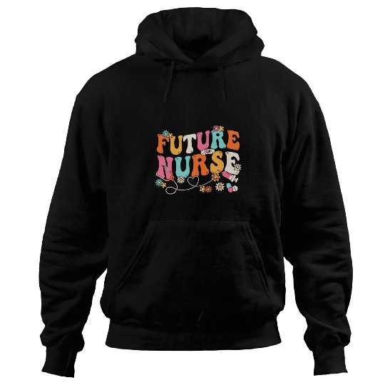 Groovy Future nurses Week Nursing School Student Stethoscope Hoodies