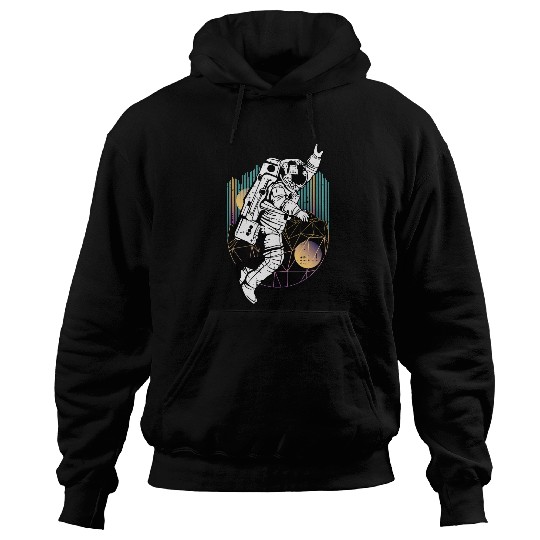 Sport Basketball SpaceMan Astronauts Playing Basketball Science Lover Gifts Hoodies