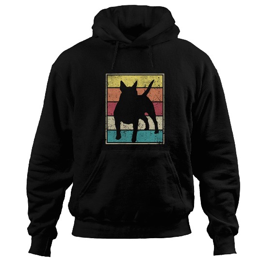 Bull Terrier Pet Animal Pet Retro Vintage Cute Nature Hoodies
