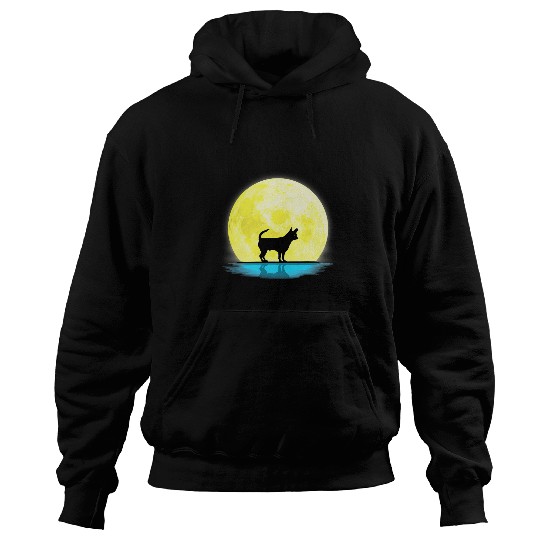 Chihuahua Pet Mom Dad Dog Lovers Full Moon Light Hoodies