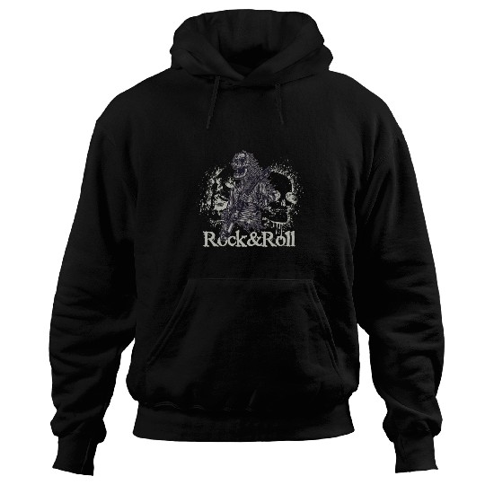 Funny Guitar Lover vintages Retro 80s Rock Roll Hoodies