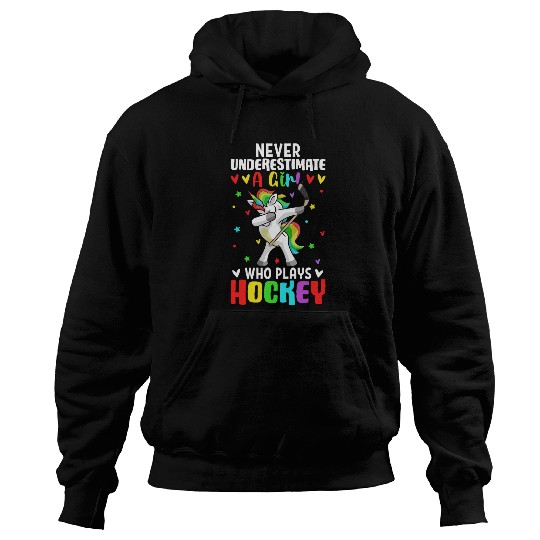 Sport Hockey A Girl Who Plays Hockey Female Hockey Player Hockey Girl Hoodies