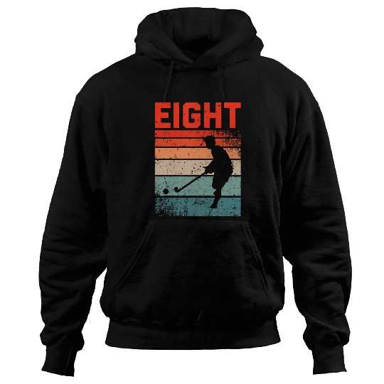 Sport Hockey Kidsth Birthday Retro Field Hockey Years Old Boy Girl Hoodies