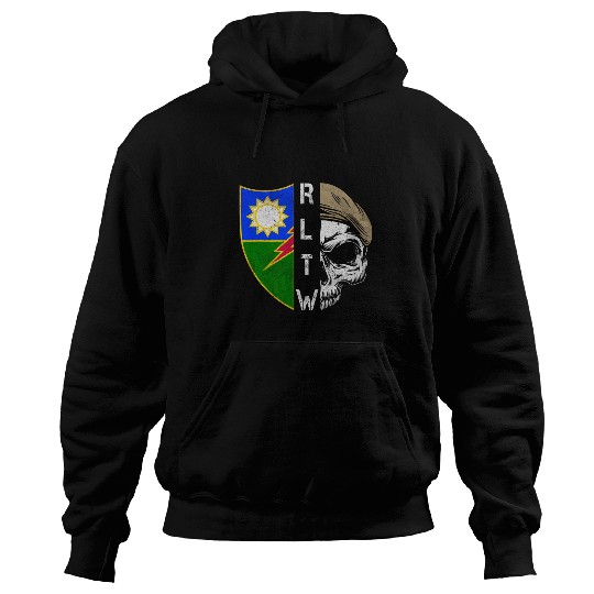 75th Ranger Regiment Skull Unit Crest RLTW Beret Veteran Hoodies