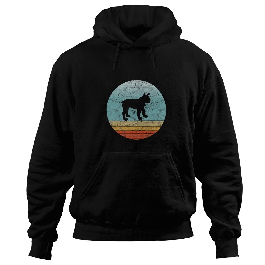 Boston Terrier Pet Retro Boston Terrier Dog Breed Vintage Style Animal Dogs Hoodies