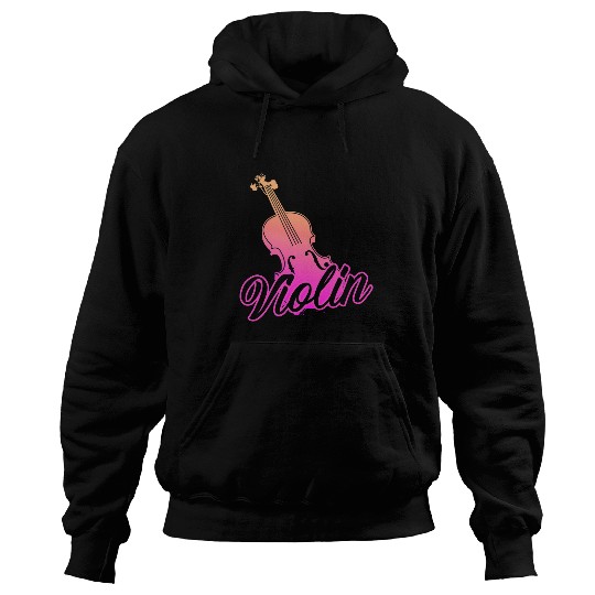 Funny Violin Fiddle Player Violinist Musician Instrument Orchestra Hoodies