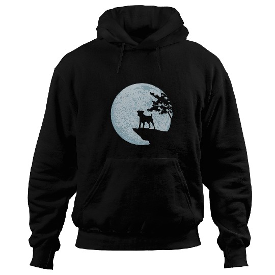 Jack Russell Pet Full Moon Dog Love Nature Hoodies