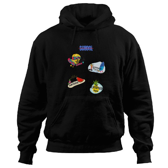 Happy Last Day of School Teacher Student Hello Summer Beach Hoodies