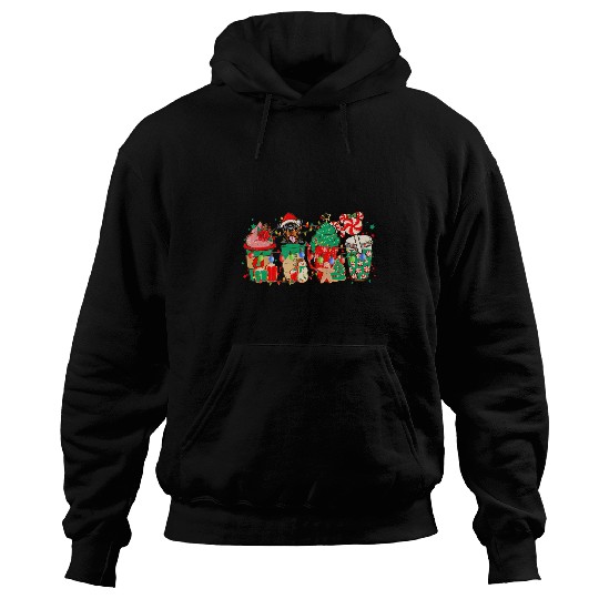Rottweiler Pet Iced Latte Snowmen Sweets Snow Christmas Coffee Hoodies
