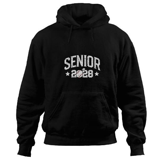 Sport Baseball Graduation Baseball Senior 2028 Graduate Class of 2028 Grad Hoodies