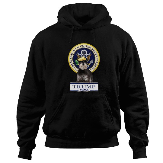 Schnauzer Pet Trump 2024 Miniature Schnauzer 2 Hoodies