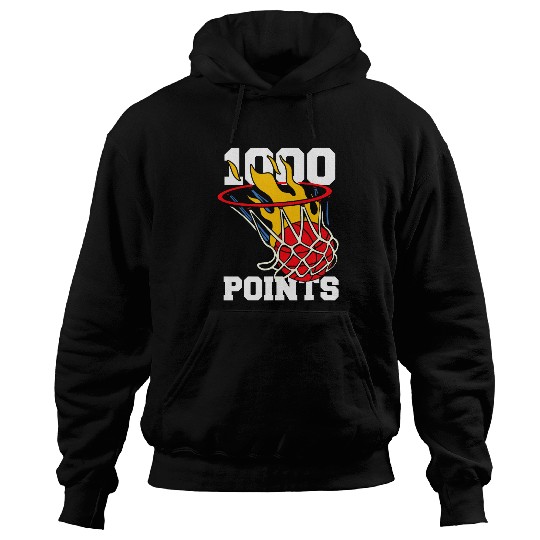 Sport Basketball 1000 Points Basketball Scorer High School Basketball Player 16 Hoodies